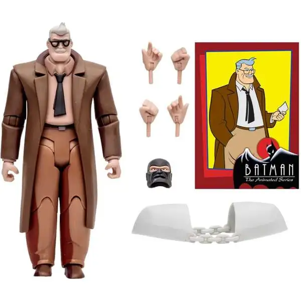 McFarlane Toys DC The Animated Series Build Lock-Up Series Commissioner James Gordon Action Figure