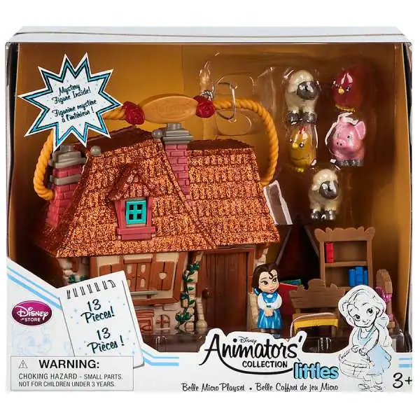 Disney Beauty and the Beast Littles Animators' Collection Belle Exclusive 2-Inch Micro Playset [2017]