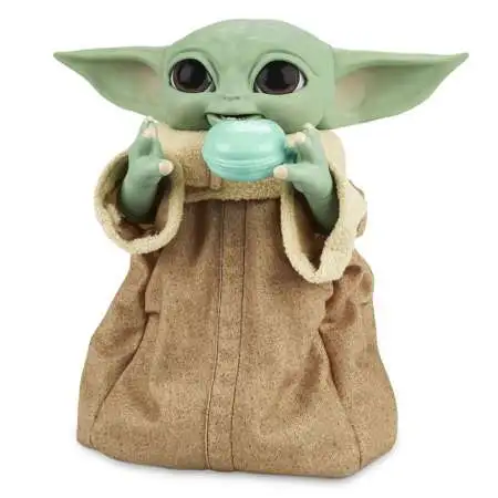 Star Wars The Mandalorian Galactic Snackin' Grogu Animatronic Action Figure