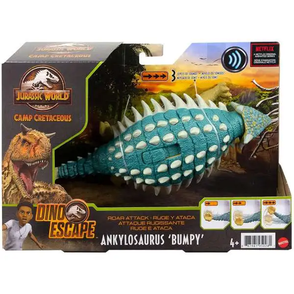 Jurassic World Camp Cretaceous Dino Escape Ankylosaurus 'Bumpy' Action Figure [Roar Attack ]