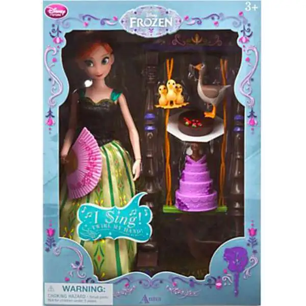 Disney Frozen Anna Exclusive 11-Inch Deluxe Singing Doll Set