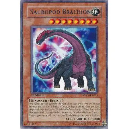 YuGiOh Ancient Prophecy Rare Sauropod Brachion ANPR-EN095