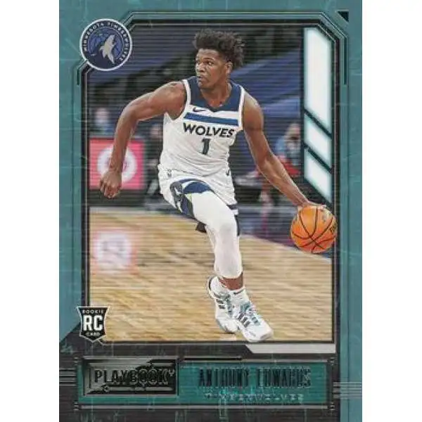 NBA 2020-21 Panini Chronicles Playbook Basketball Anthony Edwards #167 [Rookie]