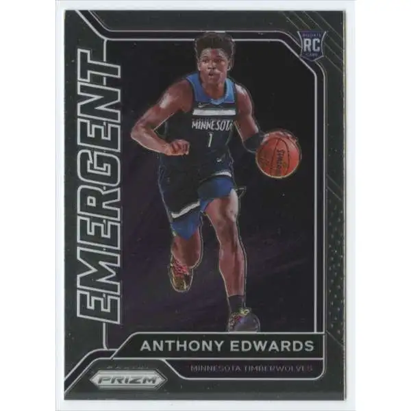 NBA 2020-21 Panini Prizm Emergent Anthony Edwards #3 [Rookie]