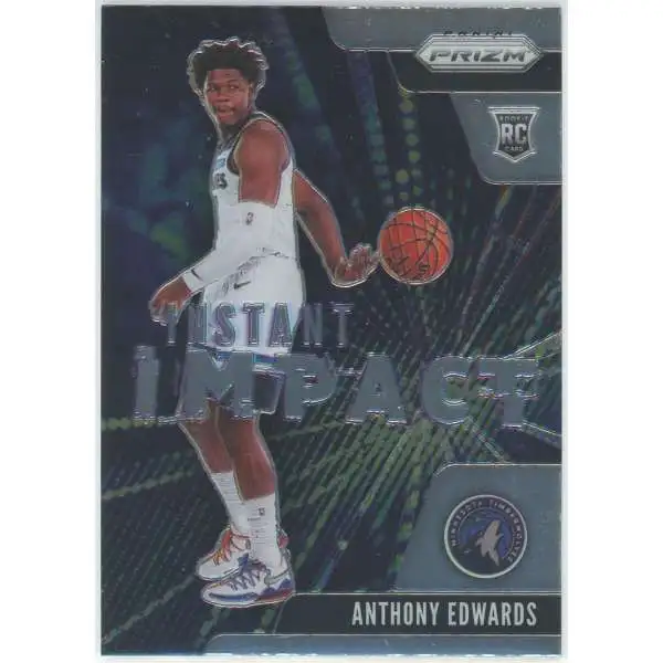 NBA 2020-21 Panini Prizm Instant Impact Anthony Edwards #1 [Rookie]