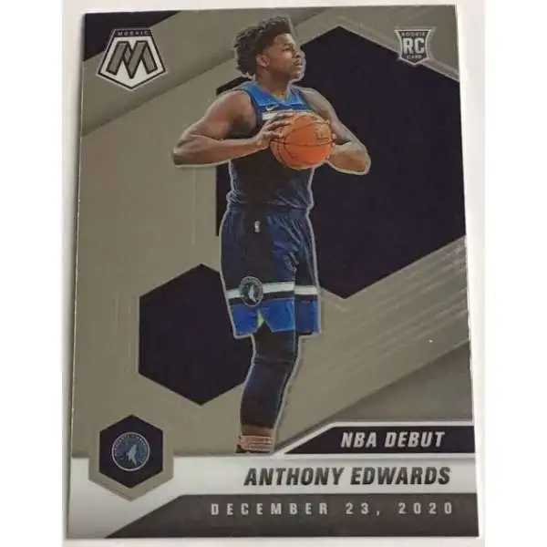 NBA 2021 Mosaic Basketball NBA Debut Rookie Anthony Edwards #261 [Rookie]