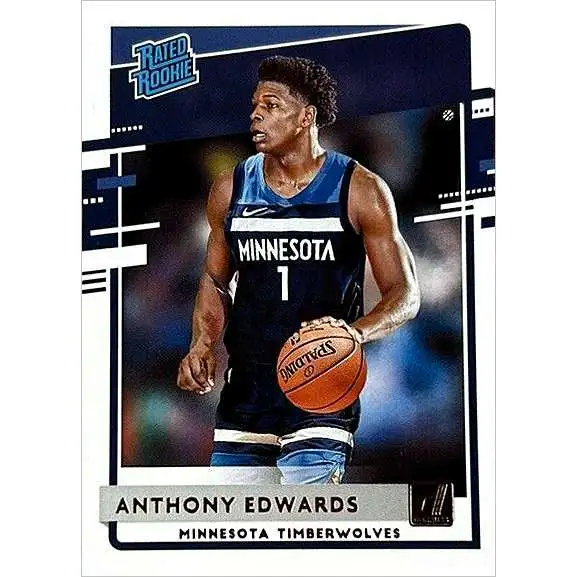 NBA 2020 Donruss Basketball Anthony Edwards #201 [Rated Rookie] (Pre-Order ships May)