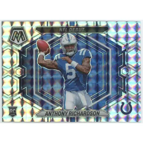 NFL Indianapolis Colts 2023 Panini Mosaic Silver Mosaic Anthony Richardson ND-5 [Rookie, NFL Debut]