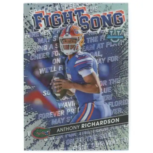 NFL Indianapolis Colts 2022 Bowman's Best University Refractor Anthony Richardson FS-7 [Rookie, Fight Song]