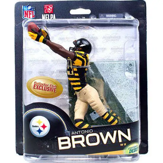 McFarlane Toys NFL Pittsburgh Steelers Sports Picks Football Series 32 Antonio Brown Exclusive Action Figure [Retro Uniform]