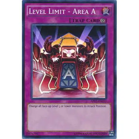 YuGiOh Astral Pack Seven Super Rare Level Limit - Area A AP07-EN013