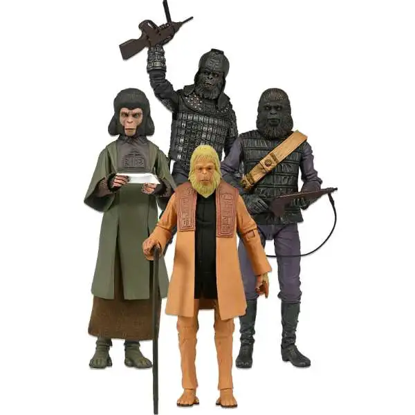 NECA Planet of the Apes Legacy Series Dr. Zaius, Zira, General