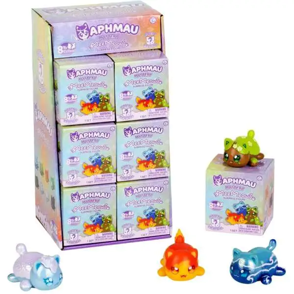 Aphmau MeeMeows Litter 7 Elemental Mystery Mini Figure Box [12 Packs]