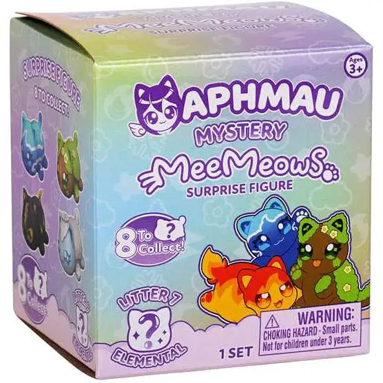 Aphmau MeeMeows Litter 7 Elemental Mystery Mini Figure Pack [1 RANDOM Surprise Character]