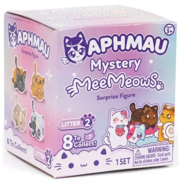 Aphmau MeeMeows Litter 2 Mystery Mini Figure Pack [1 RANDOM Surprise Character]