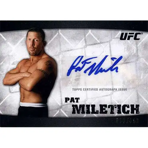 Topps UFC 2010 Knockout Autograph Pat Miletich A-PM