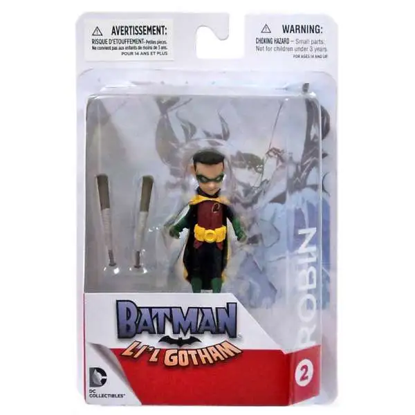 DC Batman Lil Gotham Robin Mini Figure