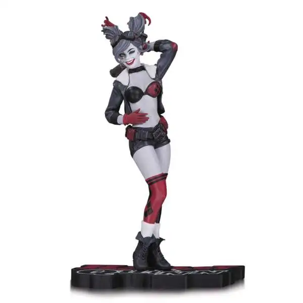 DC Bombshells Harley Quinn Red, White & Black Harley Quinn Statue [Red, White & Black]