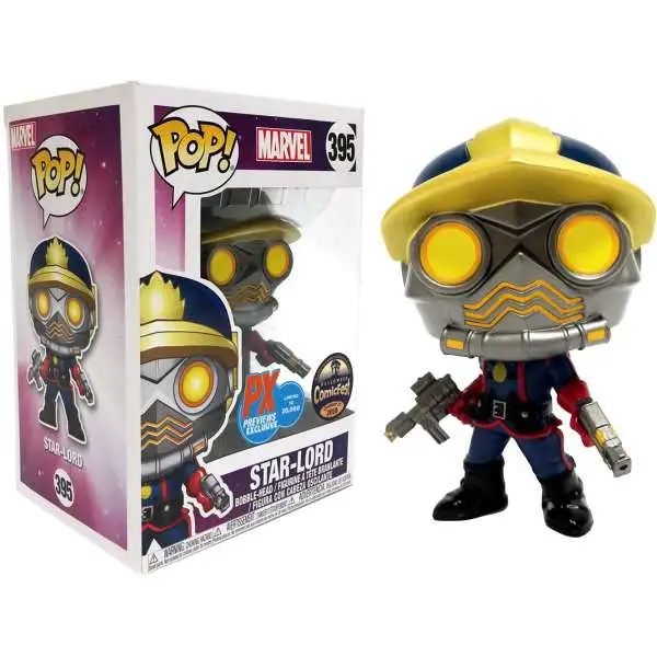 Funko Guardians of the Galaxy POP! Marvel Star-Lord Exclusive Vinyl Bobble Head #395 [Classic Comic Version]