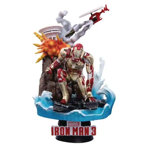 Marvel Iron Man 3 D-Select Iron Man Mk 42 Exclusive Action Figure DS-016SP