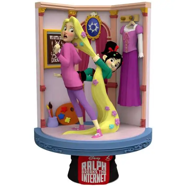 Disney Wreck-It Ralph 2: Ralph Breaks the Internet D-Stage Rapunzel 6-Inch Diorama Statue DS-027