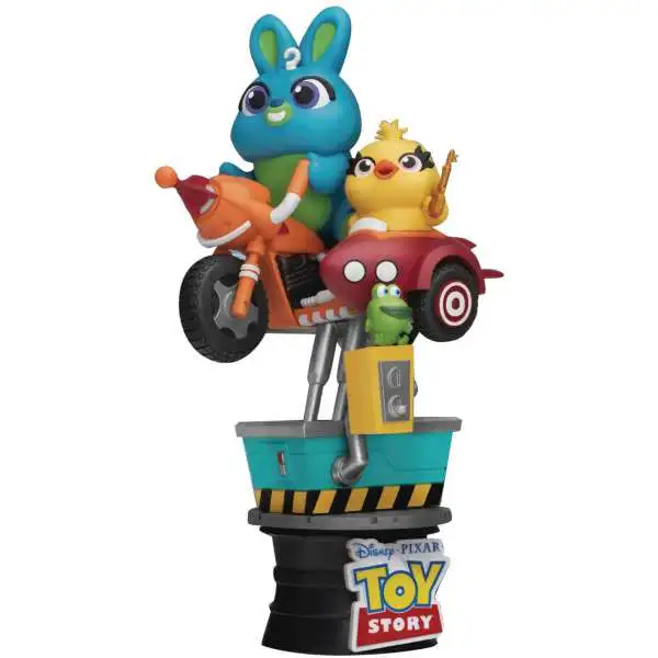 Pixar Toy Story D-Stage Bunny & Ducky Coin Ride 6-Inch Diorama Statue DS-062