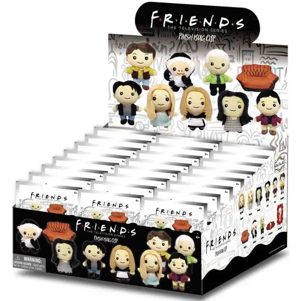 Warner Bros. Plush Keyring Friends Series 1 Mystery Box [24 Packs]