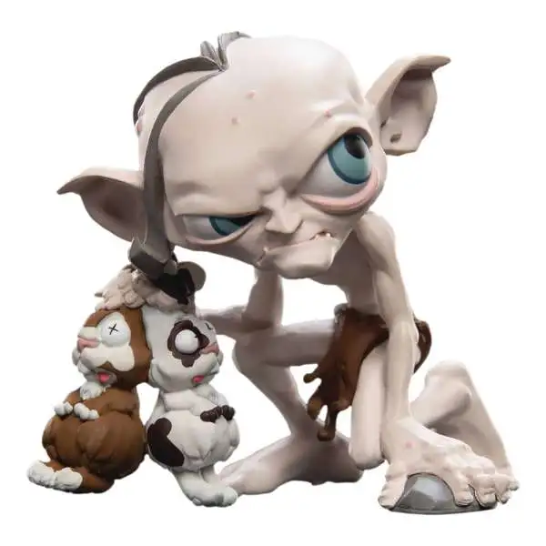 Lord of the Rings Mini Epics Gollum Exclusive 3.75-Inch Vinyl Statue [with Rabbits]