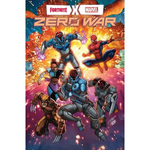 Fortnite X Marvel: Zero War #1 of 5 Ron Lim Variant Cover Comic Book [Comes with Code to Unlock New Spider-Man Outfit Skin!]