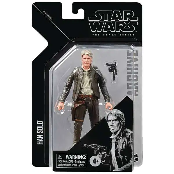 Star Wars The Force Awakens Black Series Archive Han Solo Action Figure