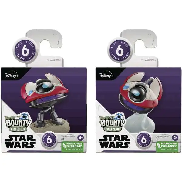 Star Wars Obi-Wan Kenobi Bounty Collection Series 6 L0-LA59 Lola Mini Action Figure 2-Pack [Cute Companion and Taking Flight]