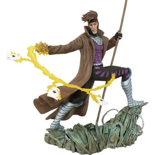 X-Men Marvel Comic Gallery Gambit 10-Inch Collectible PVC Statue (Pre-Order ships September)