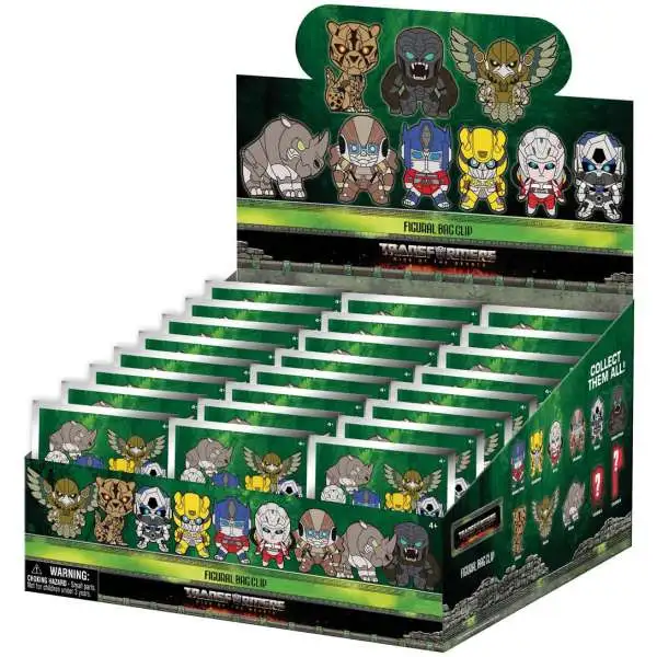 3D Figural Keyring Transformers Rise of the Beasts Series 1 Mystery Box [24 Packs]