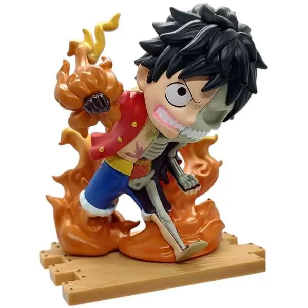 One Piece Freeny's Hidden Dissectibles Series 6 Luffy's Gear's Gear Two: Red Hawk Mini Figure [Loose]