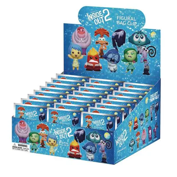 Disney / Pixar 3D Figural Keyring Disney Inside Out Series 2 2-Inch Mystery Box [24 Packs] (Pre-Order ships February)