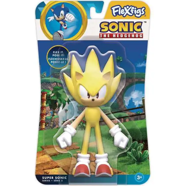 Sonic The Hedgehog Flexfigs Super Sonic 5-Inch Bendable Figure (Pre-Order ships January)