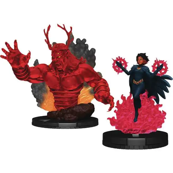DC HeroClix Iconix Trigun & Raven Miniature Set