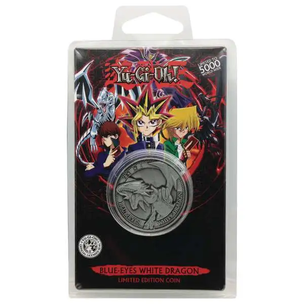 YuGiOh! Blue-Eyes White Dragon Limited Edition Metal Coin (Pre-Order ships January)