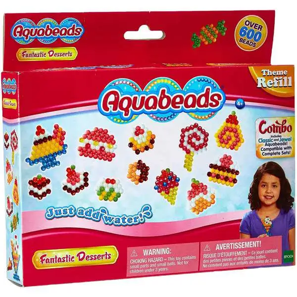 Aquabeads Fantastic Desserts Refill Pack [Over 600 Beads]