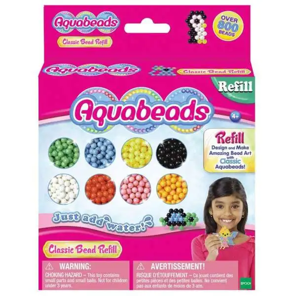 Aquabeads Classic Bead Refill Pack [Over 800 Beads]