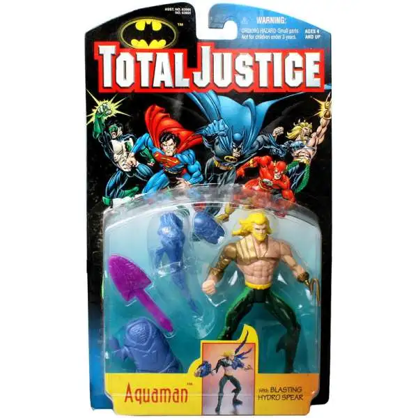 DC Total Justice Aquaman Action Figure [with Blasting Hydro Spear]