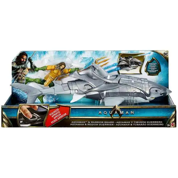 DC Aquaman & Warrior Shark Action Figure Set