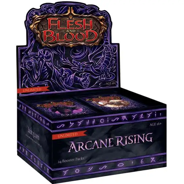 Flesh and Blood Trading Card Game Arcane Rising (Unlimited) Booster Box [24 Packs]