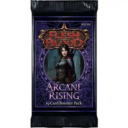 Flesh and Blood Trading Card Game Arcane Rising (1st Edition {Alpha}) Booster Pack [15 Cards]