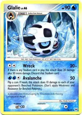 Pokemon Trading Card Game Platinum Arceus Rare Glalie #18