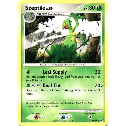 Pokemon Trading Card Game Platinum Arceus Rare Sceptile #31