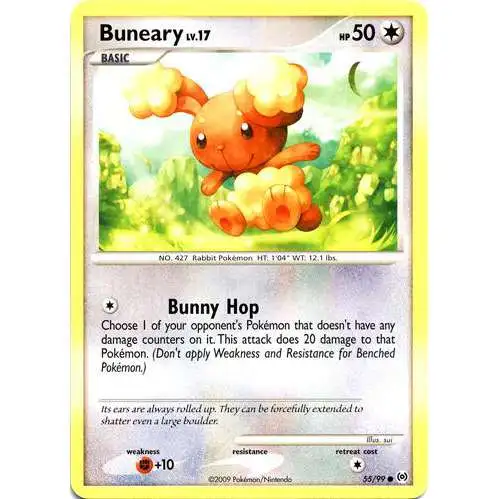 Pokemon Trading Card Game Platinum Arceus Common Buneary #55