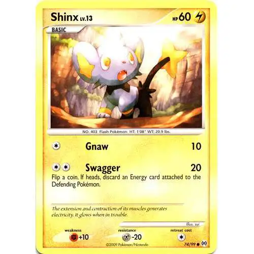 Pokemon Trading Card Game Platinum Arceus Common Shinx #74