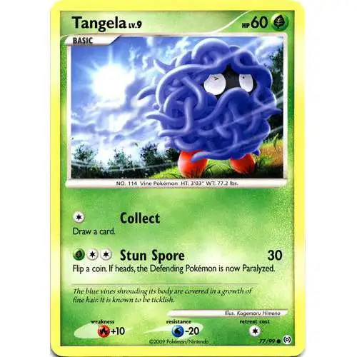 Pokemon Trading Card Game Platinum Arceus Common Tangela #77