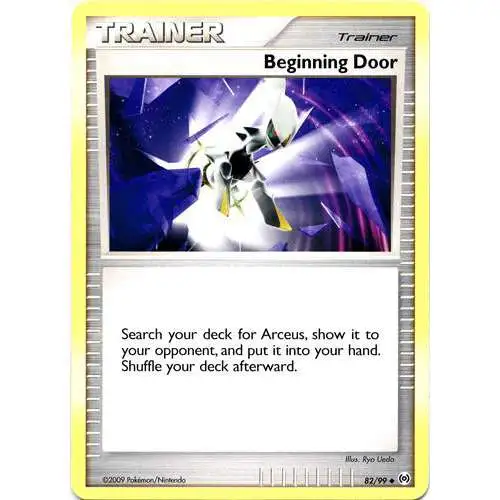 Pokemon Trading Card Game Platinum Arceus Uncommon Beginning Door #82